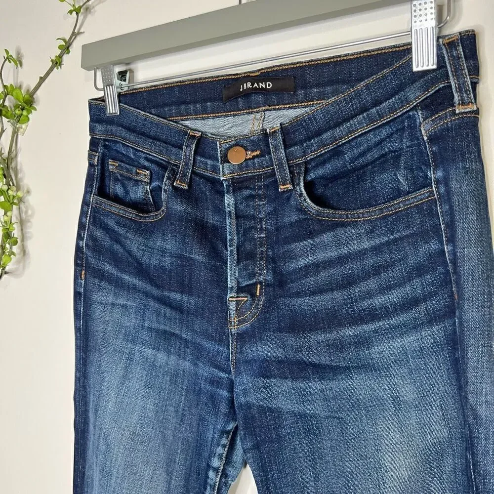 J Brand Caitland Invited Blue Jeans Button Fly